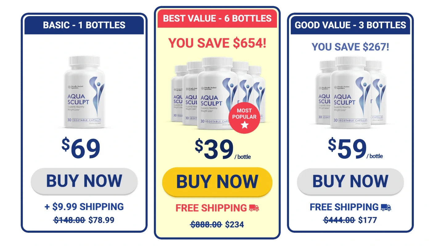 Buy AquaSculpt 6 Bottles